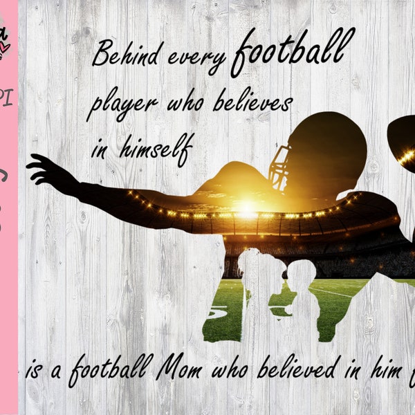 Behind Every Football Player Who Believes in Himself Svg - Etsy