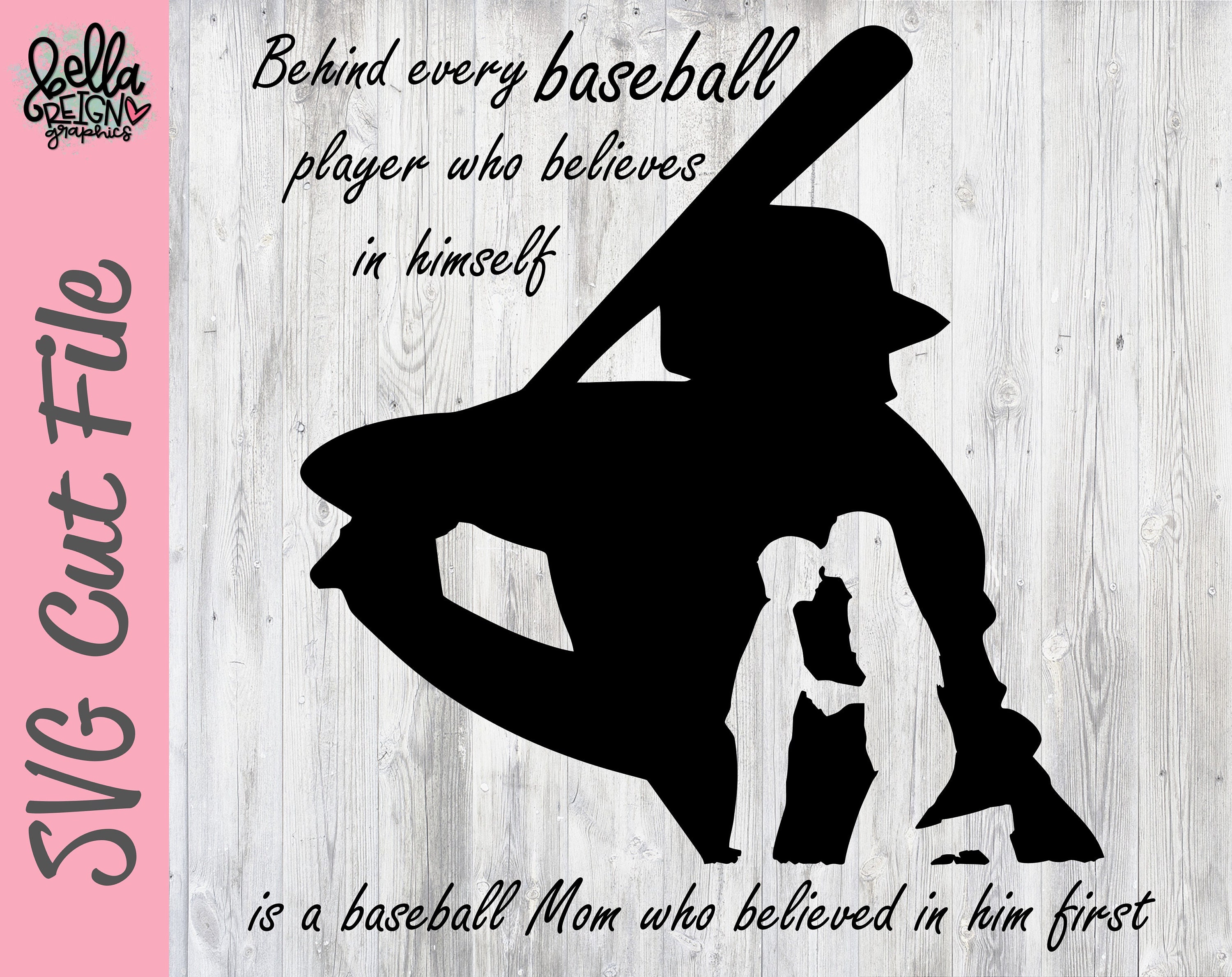 Behind Every Baseball Player who believes in himself - Baseball Mom S…