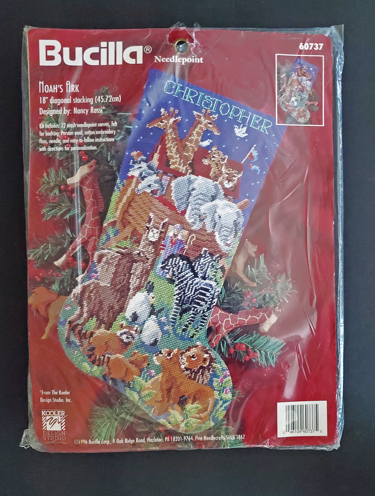 Vintage NOAH #39 S ARK Stocking Needlepoint Kit by Bucilla Etsy Vintage NOAH #39 S ARK Stocking Needlepoint Kit by Bucilla Etsy