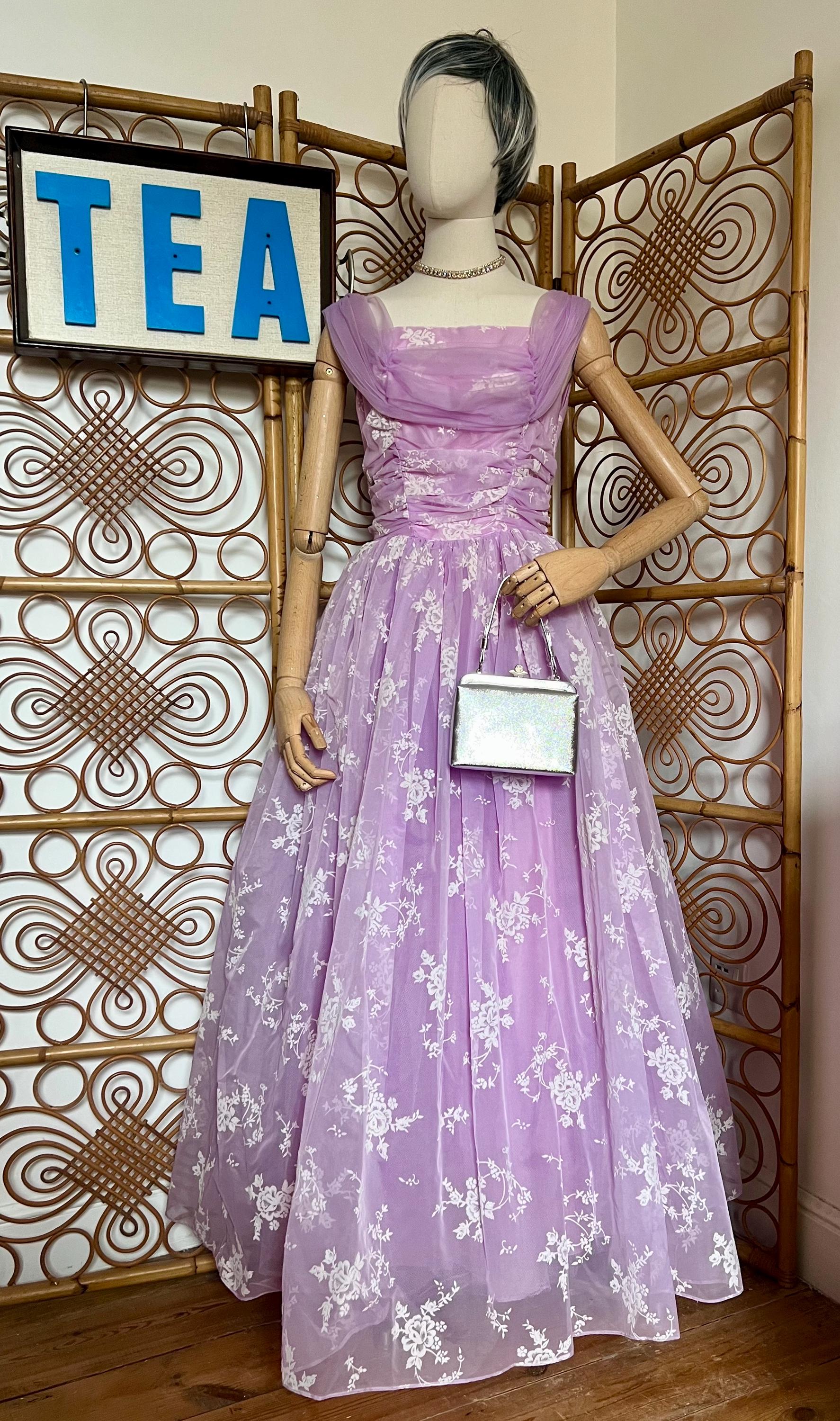 Cream Evening Gown - Etsy UK