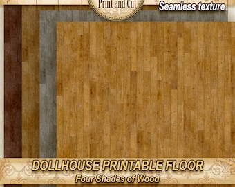4 Dollhouse Carpets PRINTABLE DIGITAL DOWNLOAD. 1:12 Scale. | Etsy