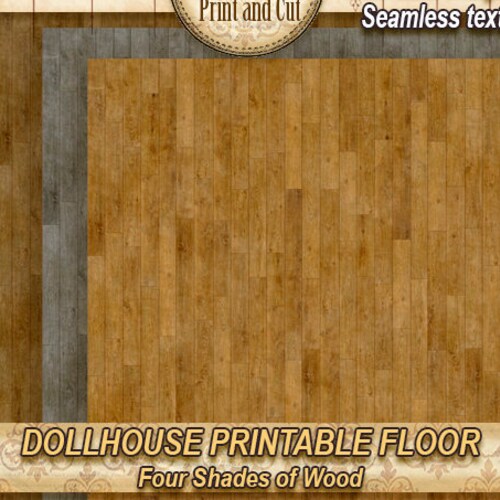 4 Dollhouse Carpets PRINTABLE DIGITAL DOWNLOAD. 1:12 Scale. - Etsy