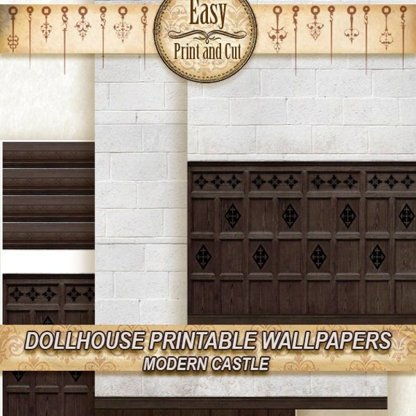 Medieval Wood Wallpaper Etsy