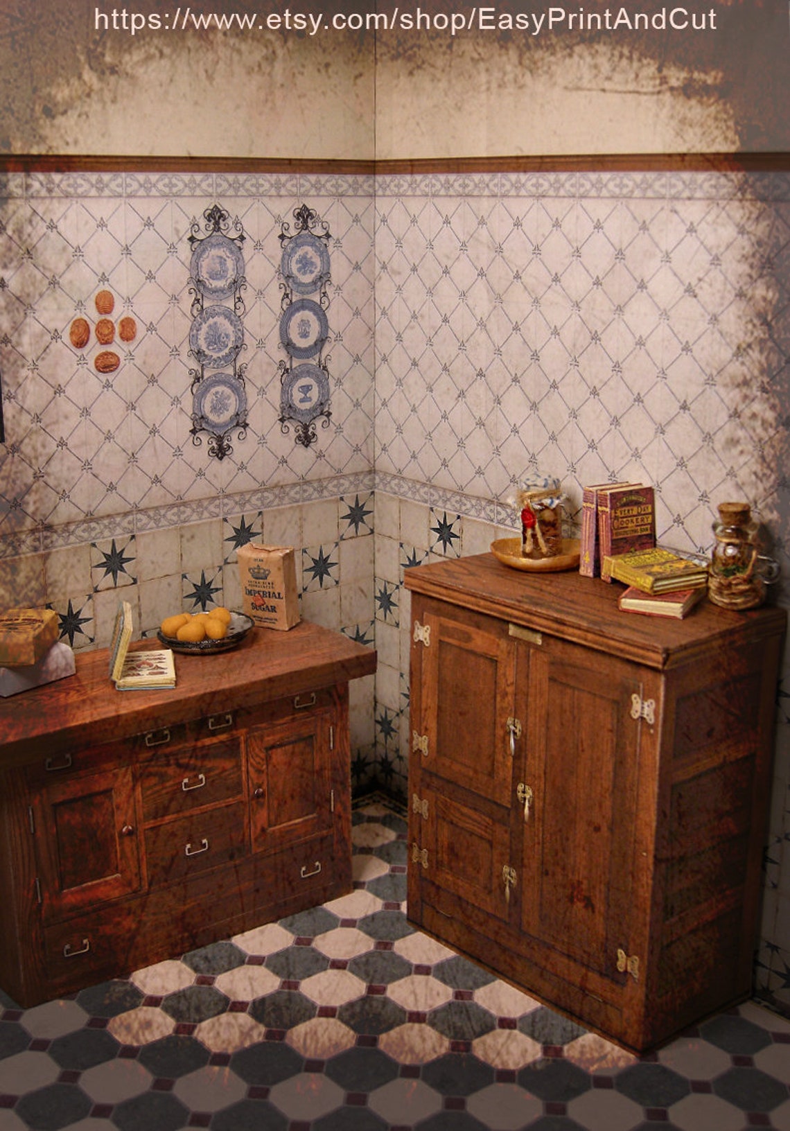 Miniature Dollhouse Victorian Icebox. Vintage. Furniture Etsy