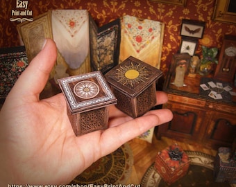 Miniature Moroccan Tea Table: 1/12 Scale Printable Papercraft (Digital Download)