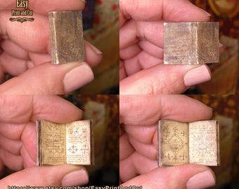 Viking Grimoire, Reproduction of an authentic textbook of Viking magic, book Magic Spells, dollhouse library, scale 1:12 miniature (Digital)