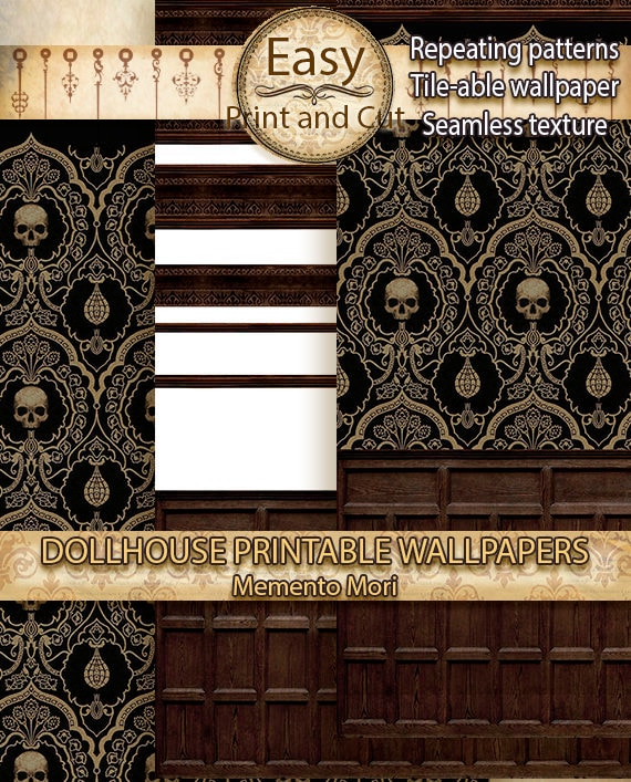 Dollhouse Miniature Printable Digital File 12th Scale DIY Printable dollhouse-miniature-printable-digital-file-12th-scale-diy-printable