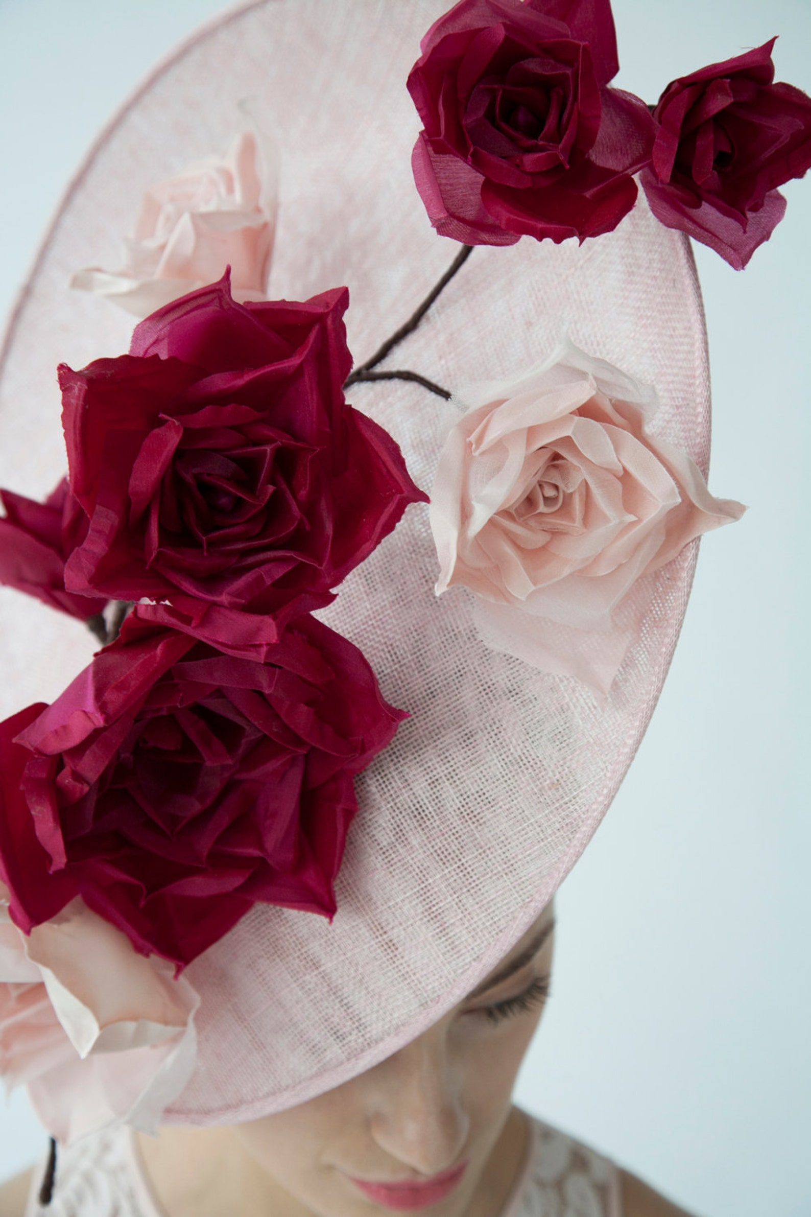 SCULPTED ROSES HAT Etsy