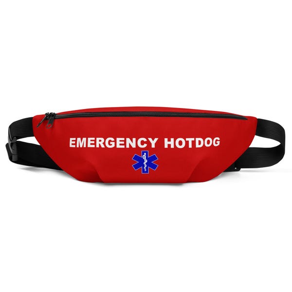 Emergency Hotdog Fanny Pack