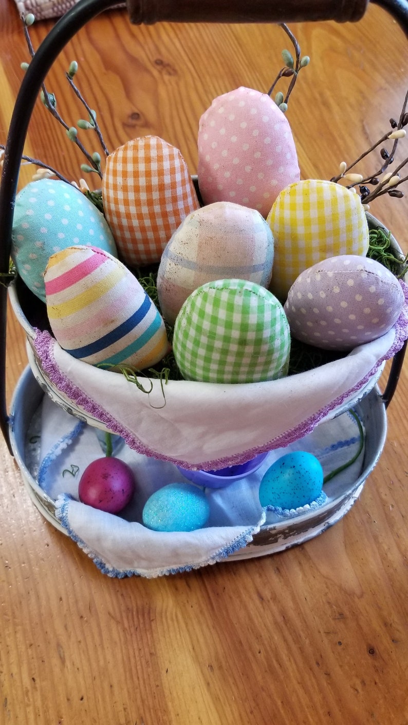 Primitive Easter eggs bowl fillers OFG FAPM Spring eggs Etsy