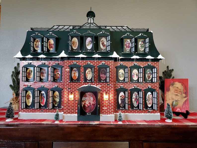 Christmas Advent House Christmas Vacation Advent Calendar Premium Edition 