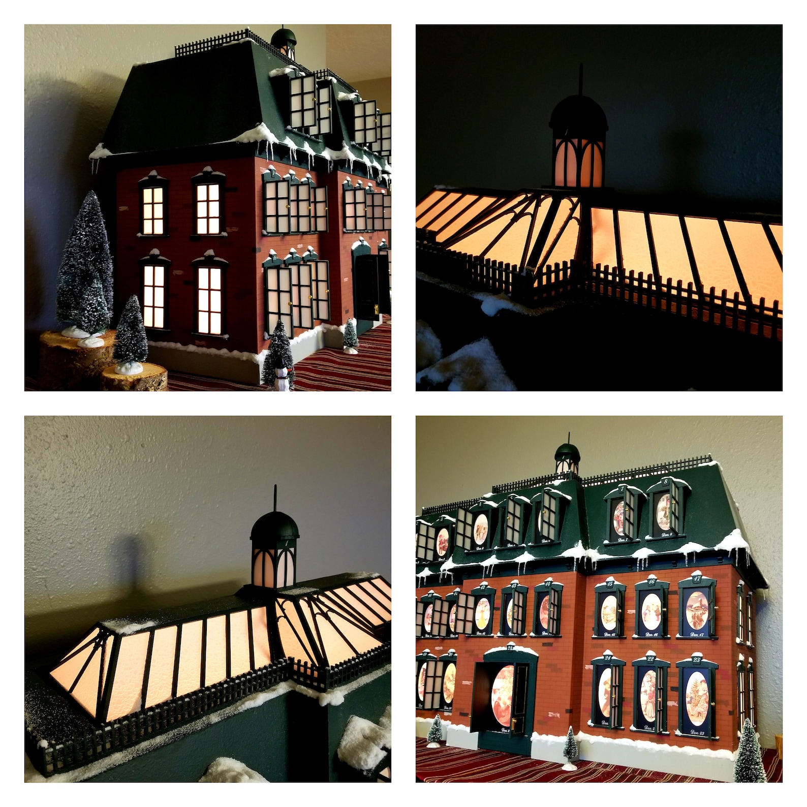 Christmas Advent House Christmas Vacation Advent Calendar Premium Edition 