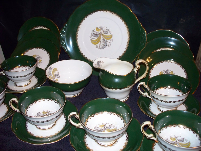 Royal Standard China Cake Set Service for 6 Etsy