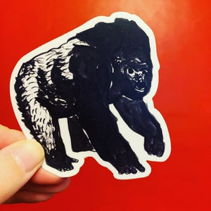 Gorilla Vinyl Sticker