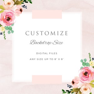 Customize Backdrop Size image 1