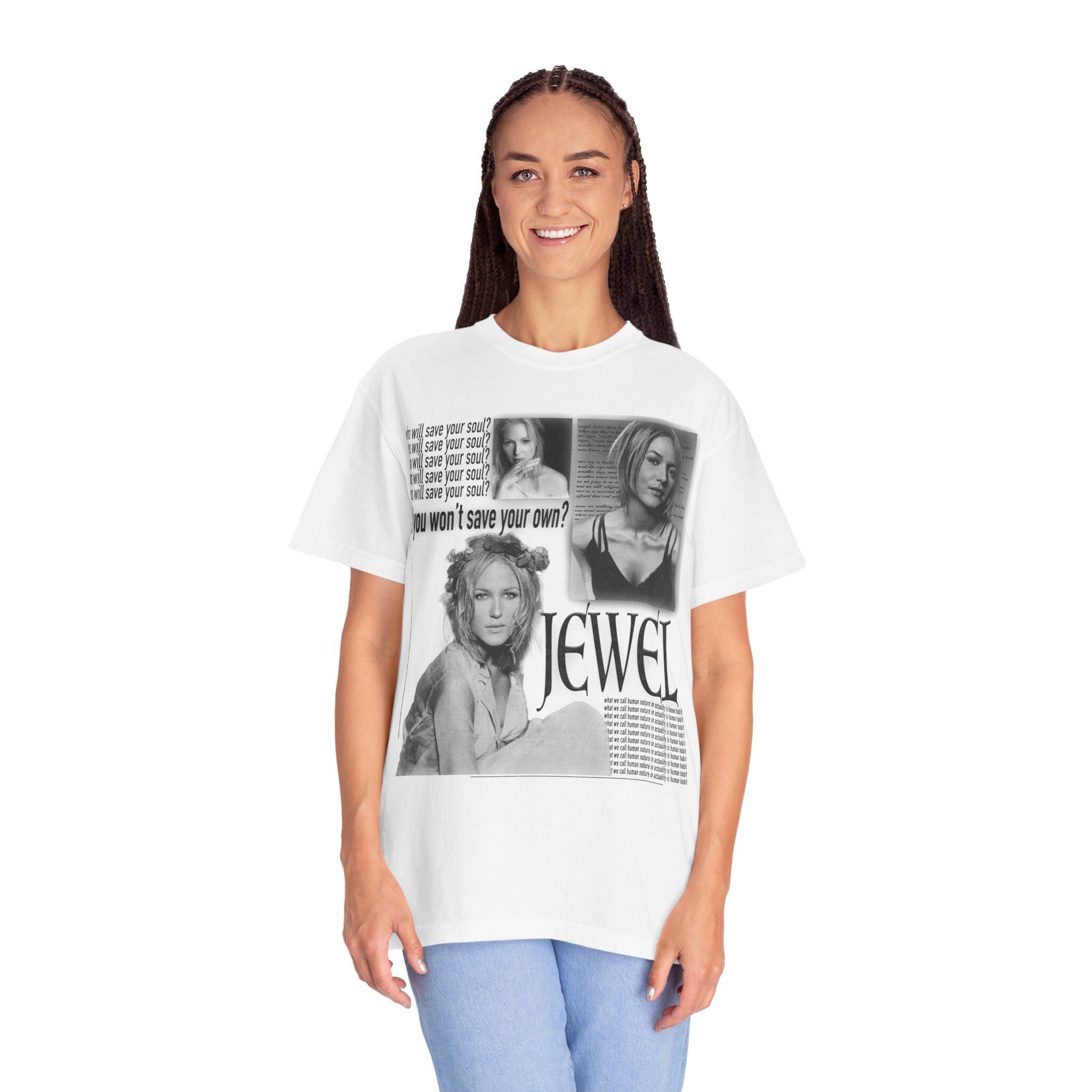 Who Will Save Your Soul? Jewel Kilcher Vintage 90s Graphic Band T 