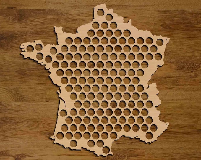 United States Beer Cap Map USA Beer Cap Holder Beer Cap Display Gift for Him Wedding Gift ...