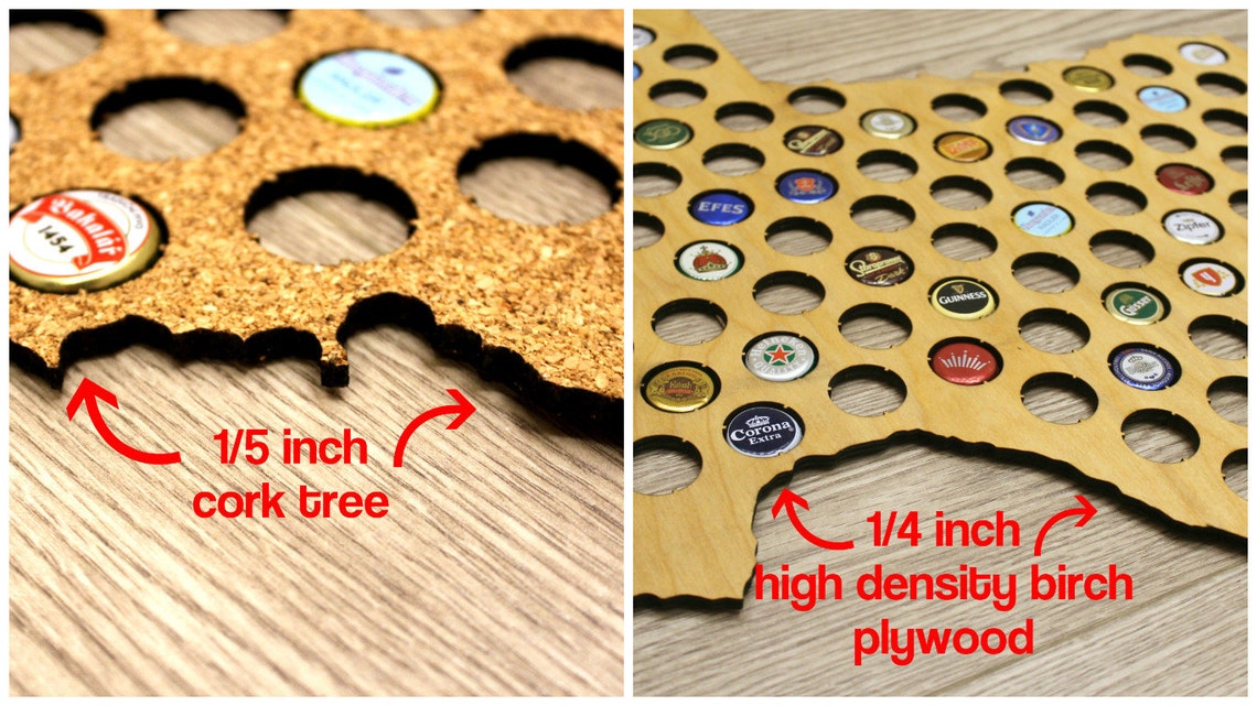 Beer Cap Map IOWA State USA Beer Cap Holder Beer Cap Etsy