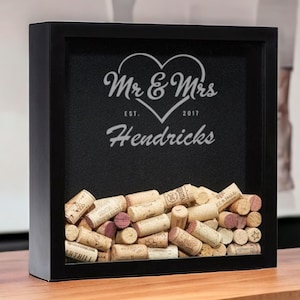 Personalized Wine Cork Holder, Wine Lover Gift, Wine Cork Holder, Gifts for the Couple, Wedding Gift, Anniversary Gift