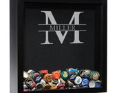 Beer Cap Shadow Box, Bottle Cap Holder, Beer Cap Display, Men 39 s Gift, Shadow Box Beer Cap, Gift For Men