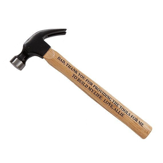 engraved hammers for dad