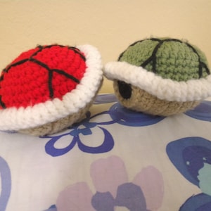 Red/Green Koopa Shell Crochet Pattern