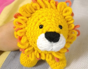 Amigurumi Lion Finger Puppet Crochet Pattern