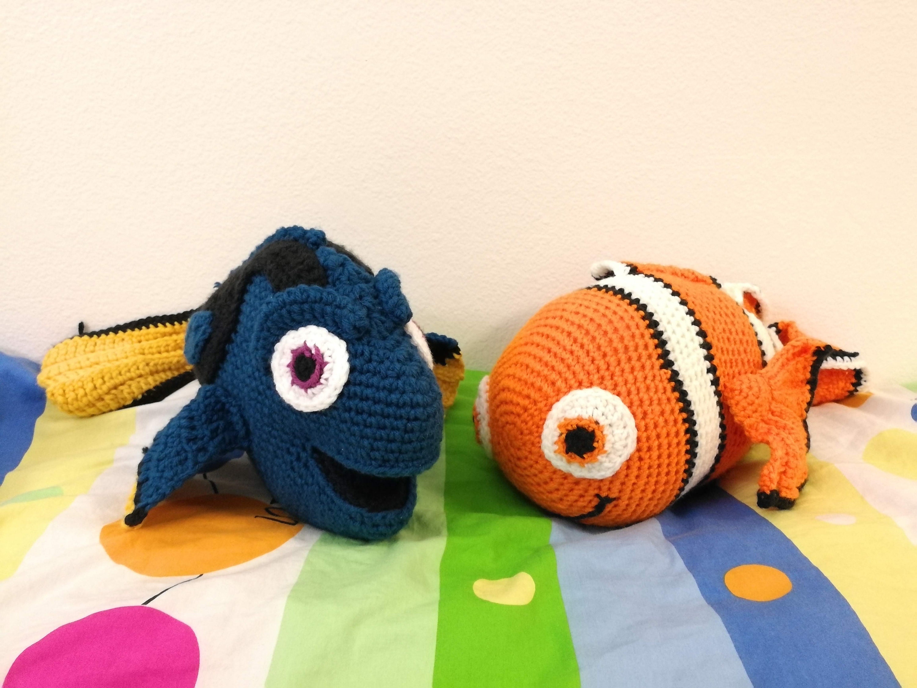 Nemo & Dory Crochet Patterns Finding Nemo Etsy