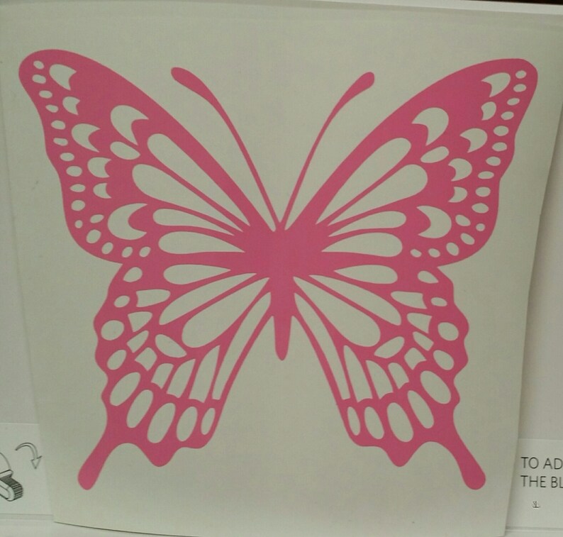 Butterfly Decal Vinyl Decal Yeti Decal Car Decal Sticker Etsy