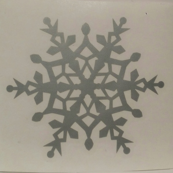 Snowflake Vinyl Decal/Snow/Winter/Yeti Decal/Yeti Sticker/Car Decal/Laptop Decal/Macbook Decal