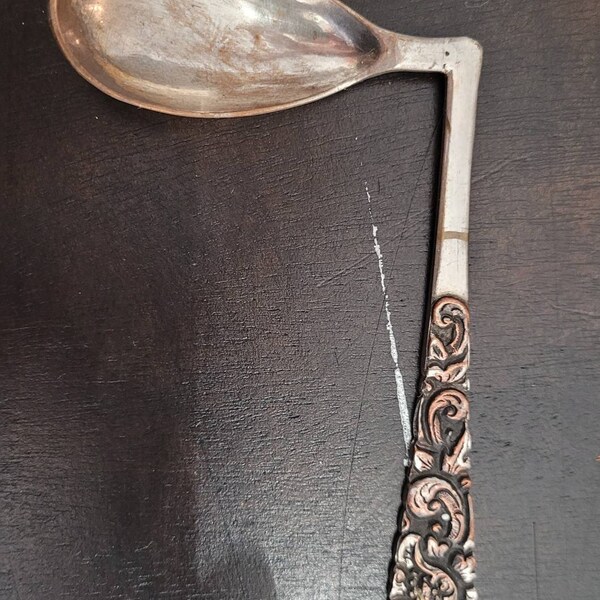 Vintage WH Bent Medicine Spoon