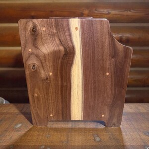 Handcrafted Solid Walnut Bread Box – Natural Kitchen Storage bild 4