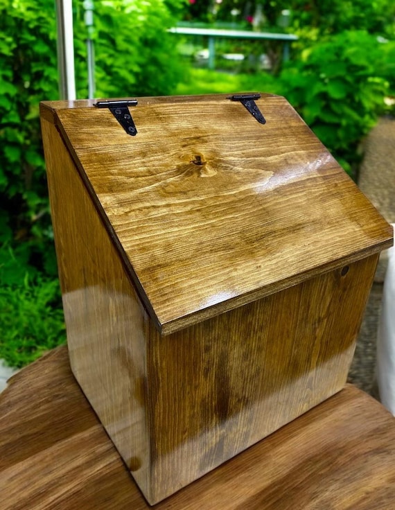 Personalized Solid Pine Indoor Garden Tool Box – Custom Engraved (Made to order)