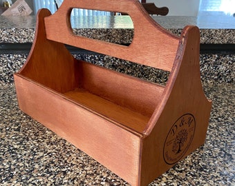 All wood Garden tote box/tool box/ horse grooming tote