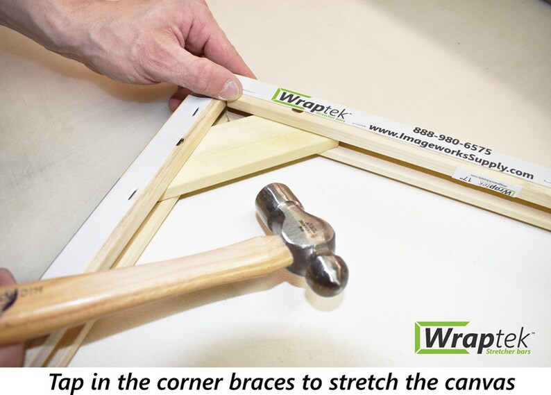 Wraptek Stretcher Bar Kits Canvas stretching made Easy Many Etsy