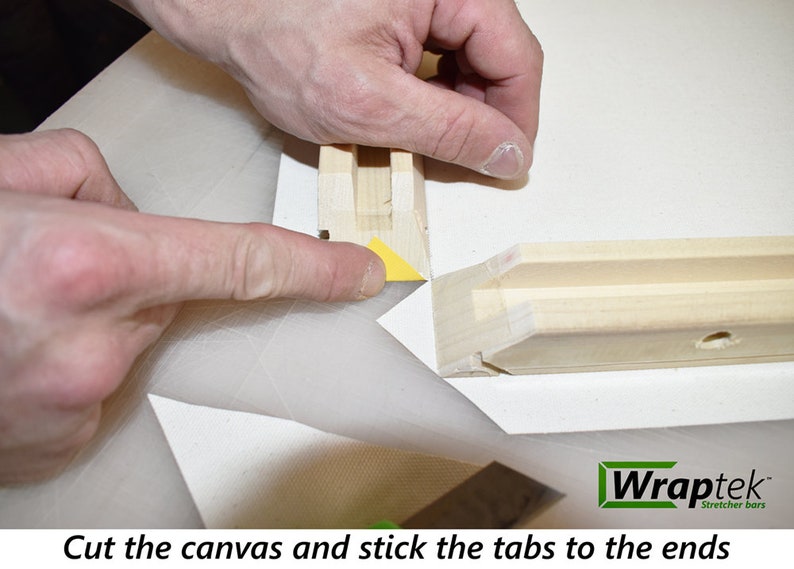 Wraptek Stretcher Bar Kits Canvas stretching made Easy Many Etsy