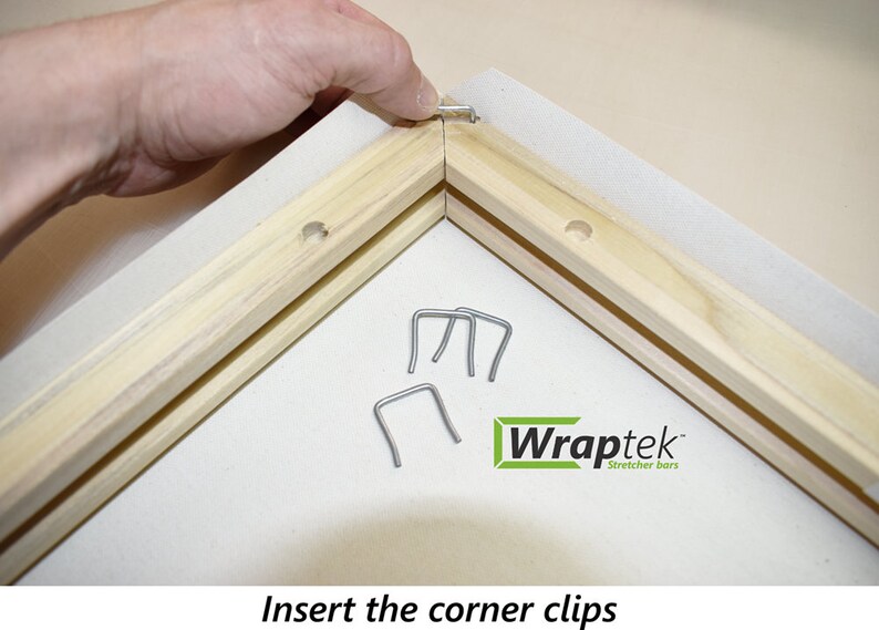 Wraptek Stretcher Bar Kits Canvas stretching made Easy Many Etsy