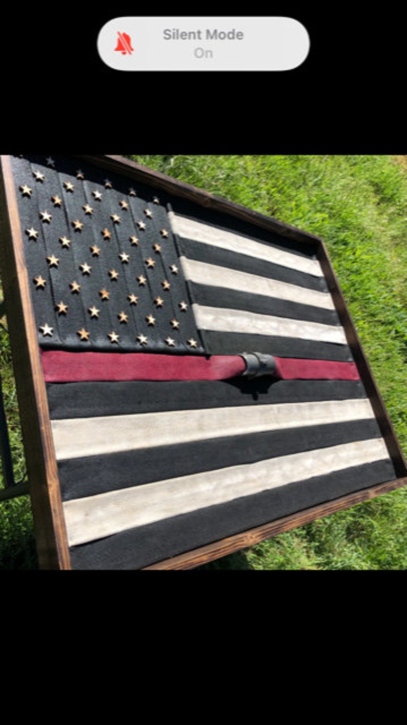 Fire Hose American Flag | Etsy