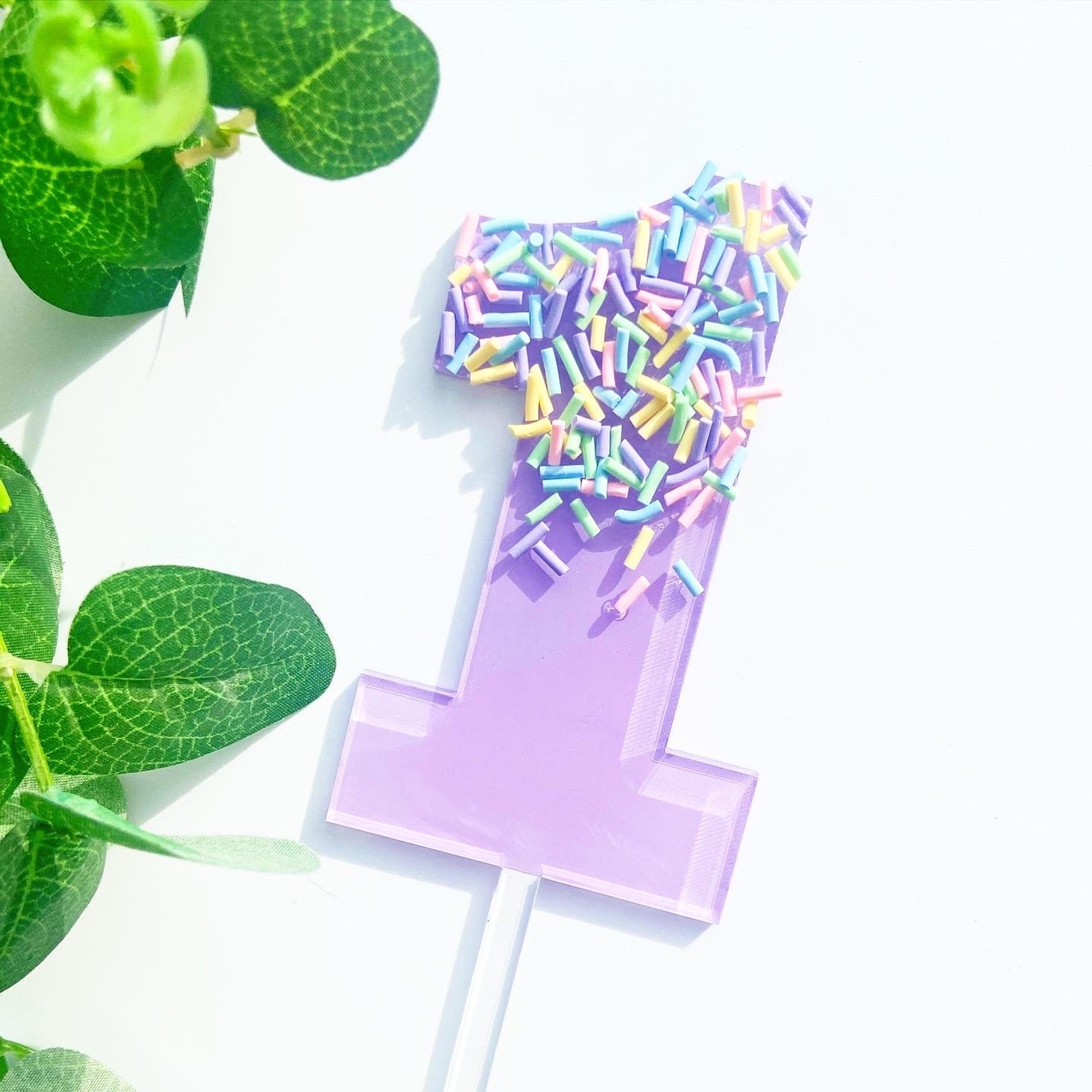 Acrylic Number Birthday Cake Topper