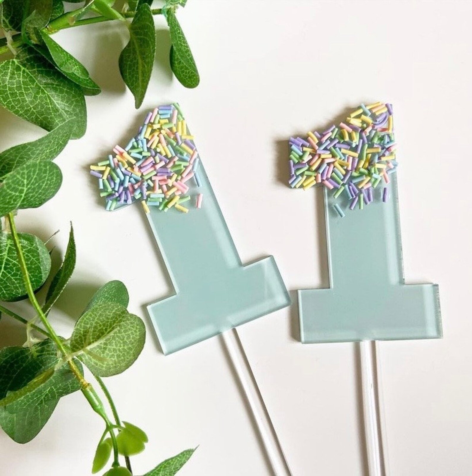 Acrylic Number Birthday Cake Topper