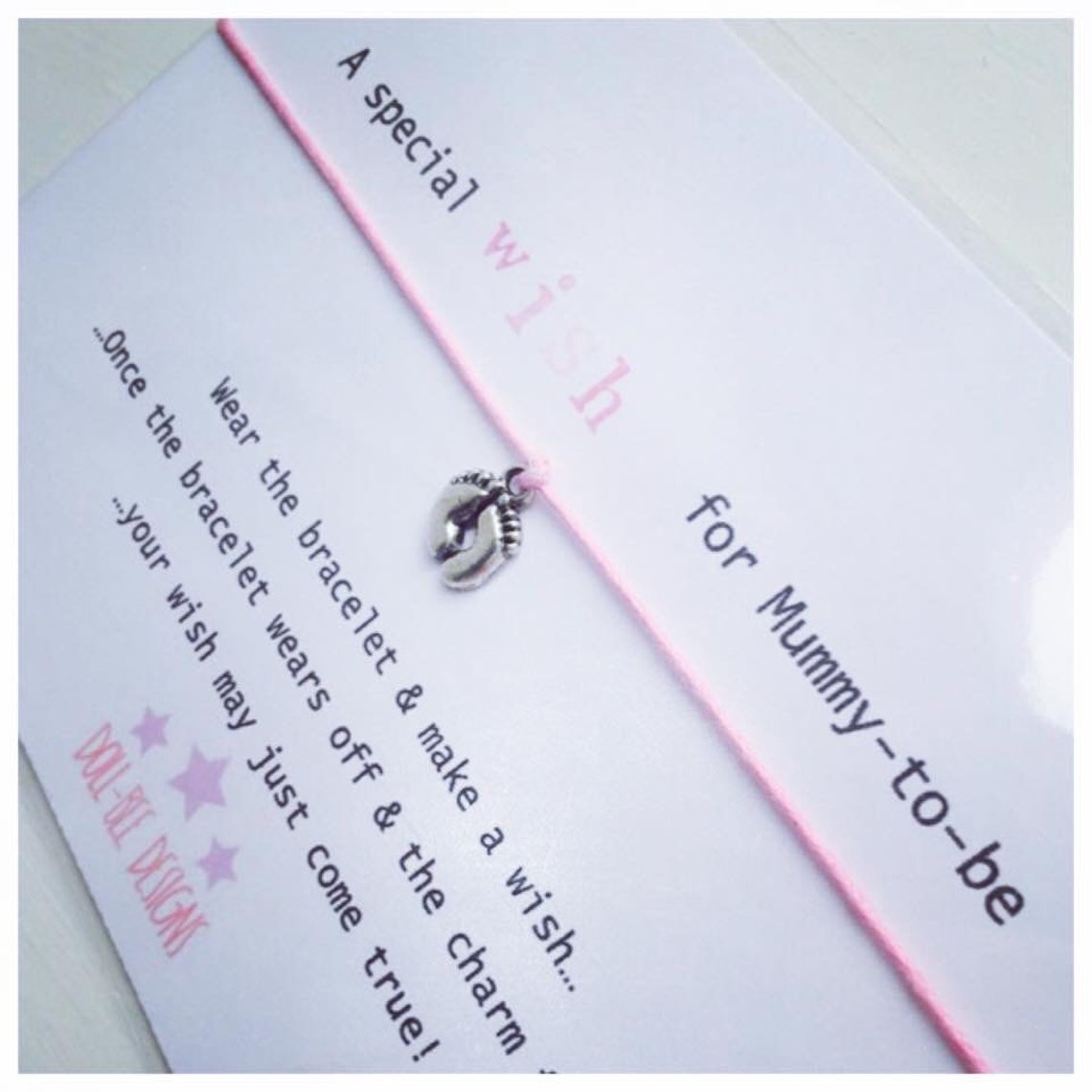 Wishing Bracelet 'A Special Wish for Mummy to Be' Wish Etsy