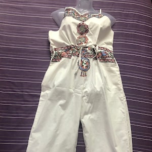 Mono blanco pintado a mano indio borde tradicional étnico pintado a mano Mithila Madhubani estilo mono blanco Regalo para ella