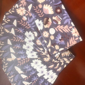 Set van 15 shagun-enveloppen. Indiase blauwe bloemen digitale print shagun/geld/contante enveloppen voor bruiloft/bruids/eid/diwali/verjaardag/babyshower