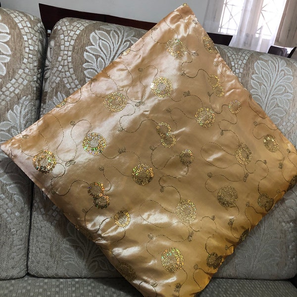 Gold Sequin Pillow Etsy Canada