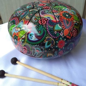 Tongue drum meditation yoga 8.5 inches musical steel vibrations therapy healing calming chakras sound Buddhism peace deep relaxation