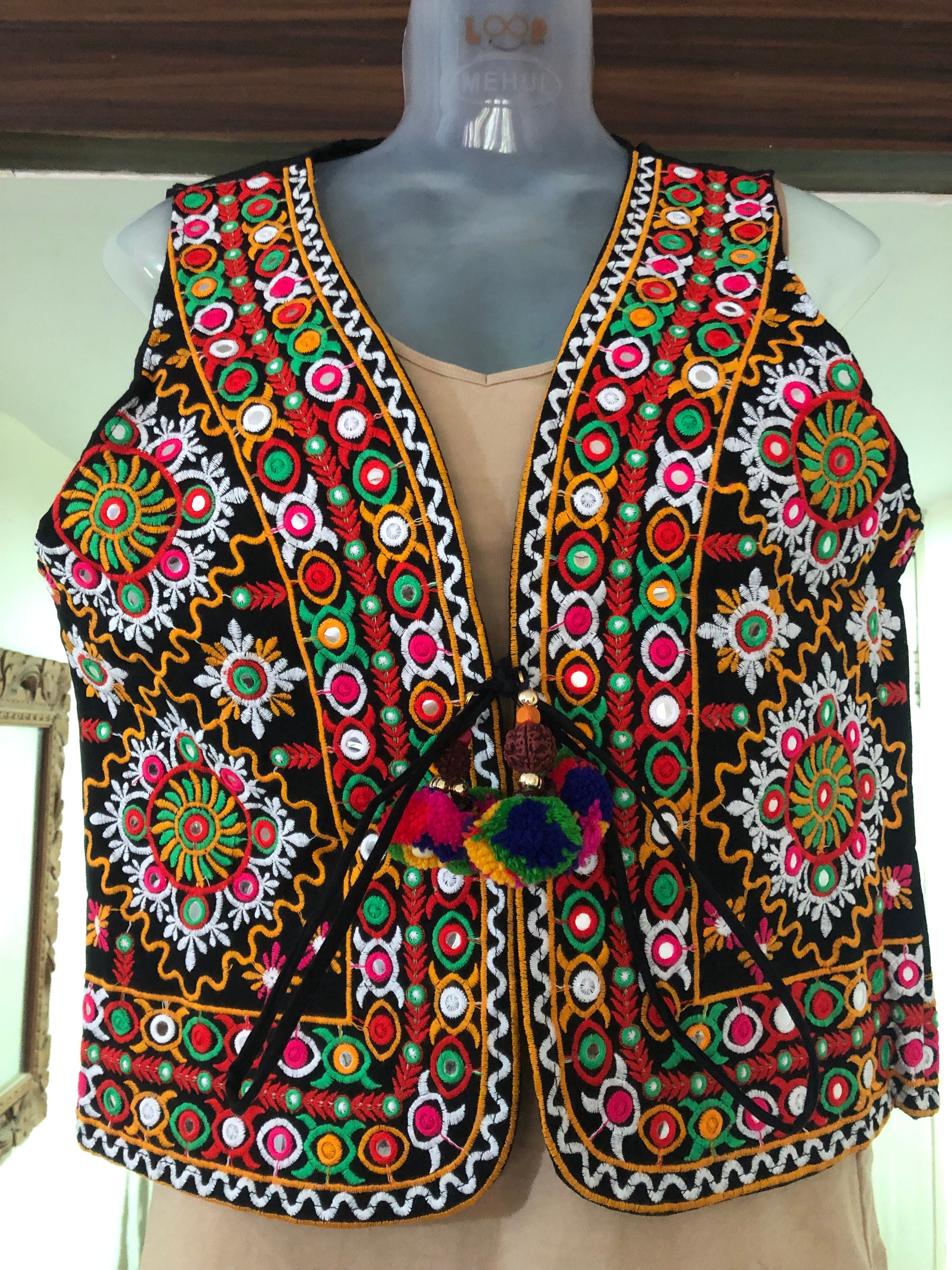 Jackets & Overcoats | Vintage Rajasthani Jacket With Zari & Mirror Work |  Freeup