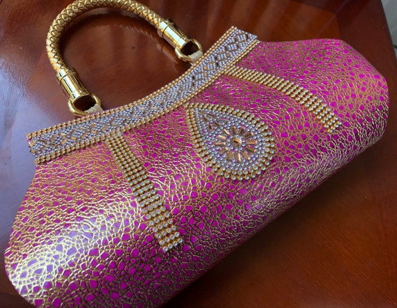 Glitter Ruched Evening Bag Women Faux Pearl Decor Clutch - Temu