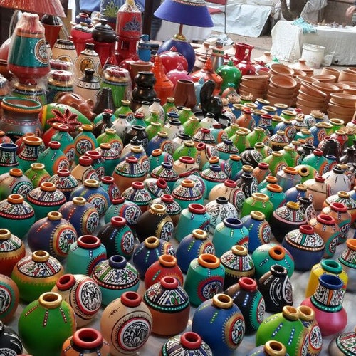 Lot de 6 dessous de verre en bois pour tasses à