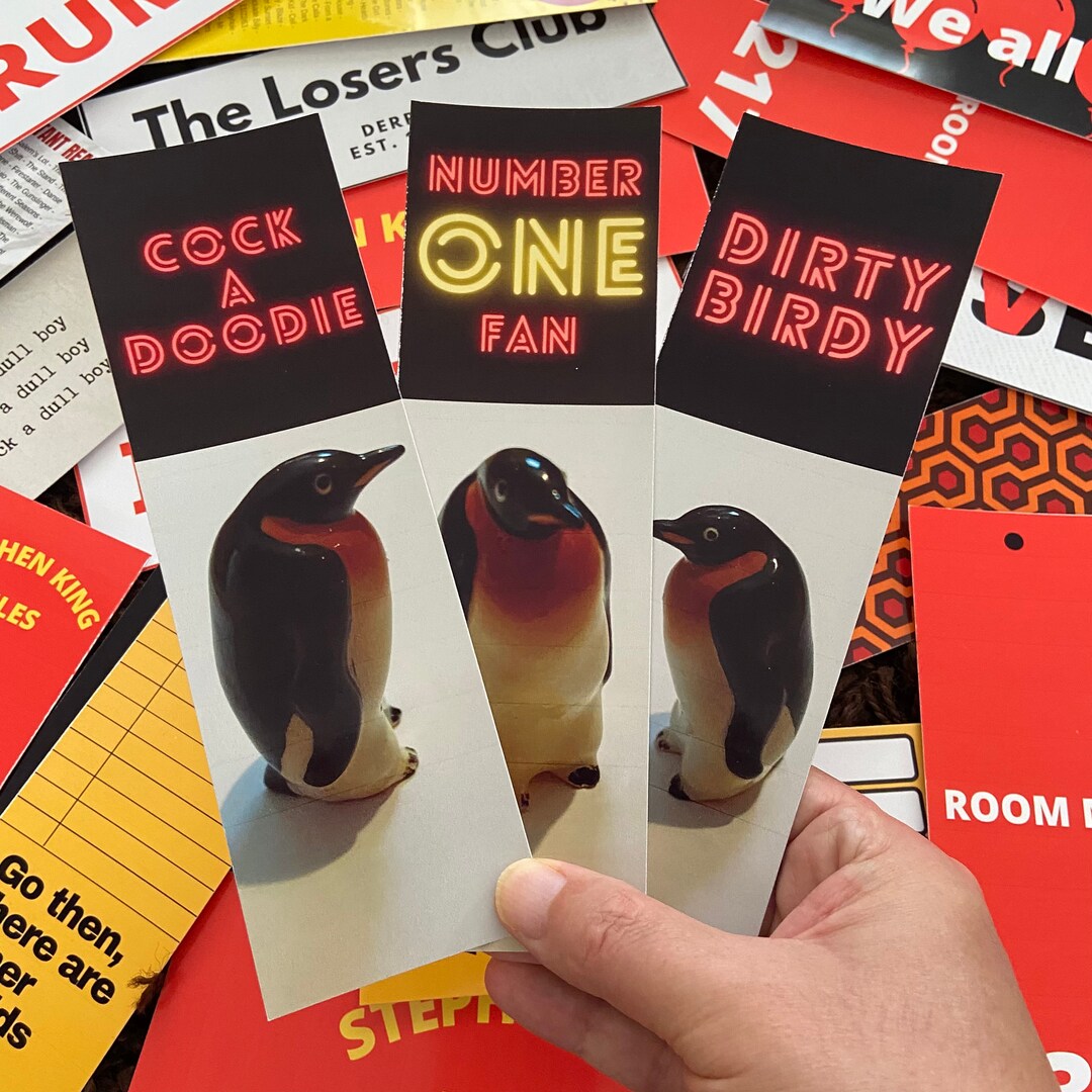 Stephen King Printable Misery Emperor Penguin Bookmarks - Etsy
