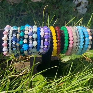 Beaded Bracelets | Glass Beaded Bracelets | Stretch Bracelets
